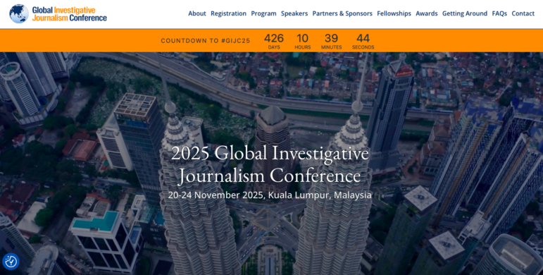 GIJC25 Kuala Lumpur, Malaysia, November 21 - 24, 2025